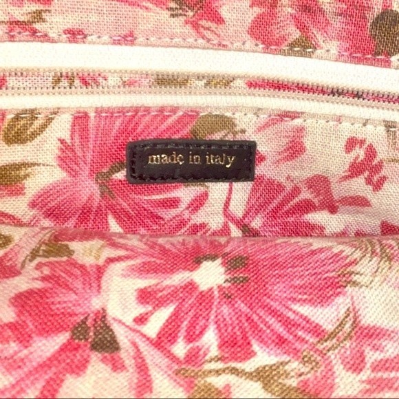 Kate Spade Vintage Large Black Woven Fabric Handbag Purse w/ Silver Handles - Picture 8 of 12